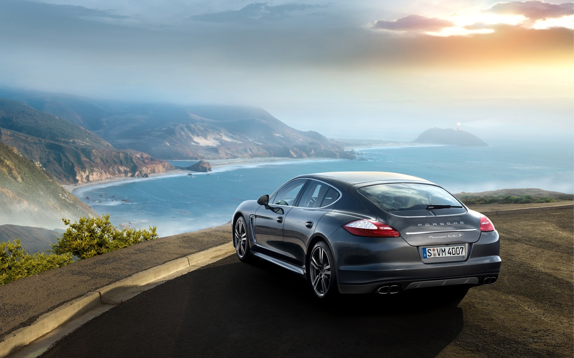 porsche coche viajes asfalto playa carretera coche cielo paisaje mar océano negro agua mediodía mar