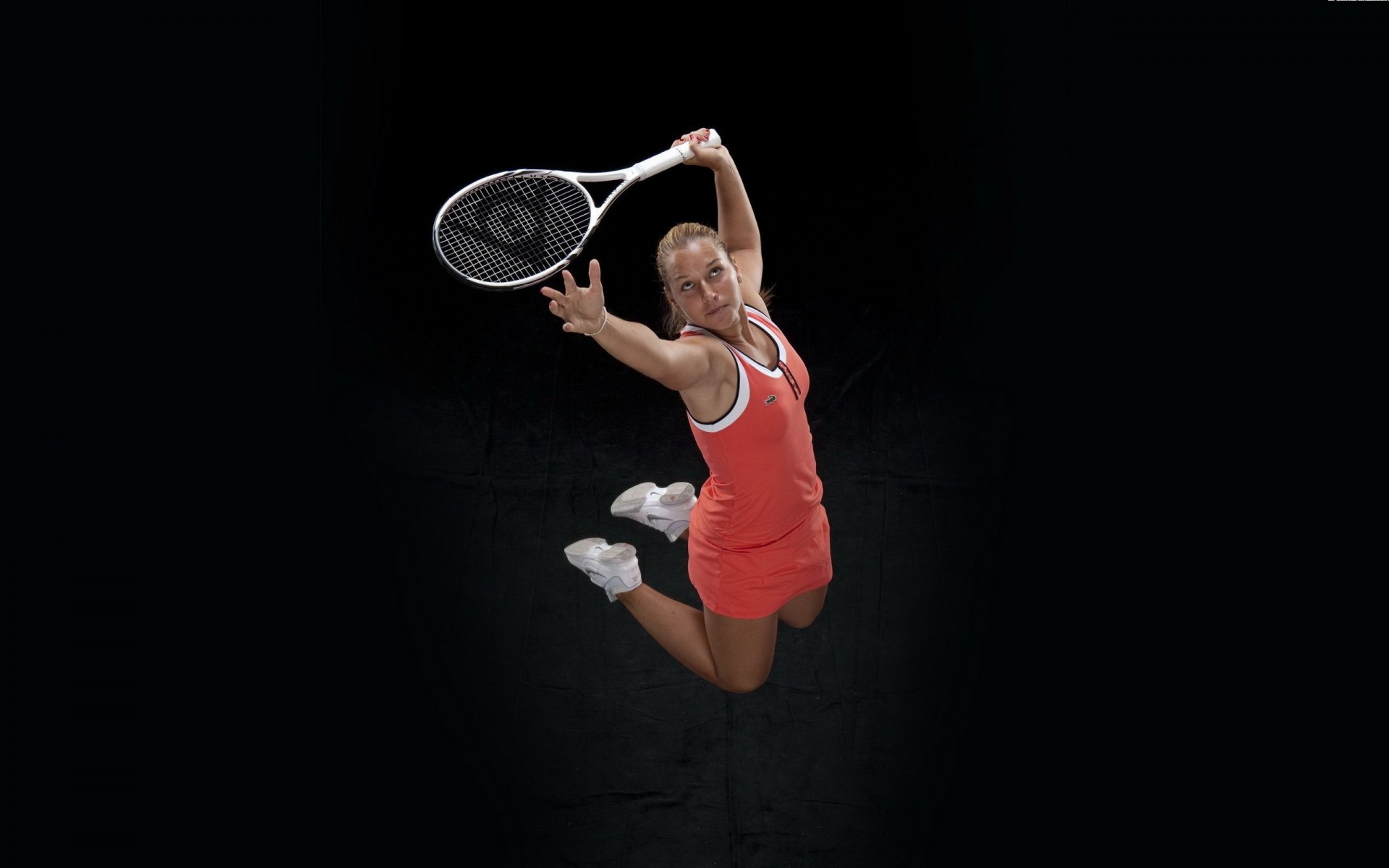 athlète féminine athlète concours femme adulte agilité un action exercice tennis gymnastique athlète féminine fille dominika cibulkova