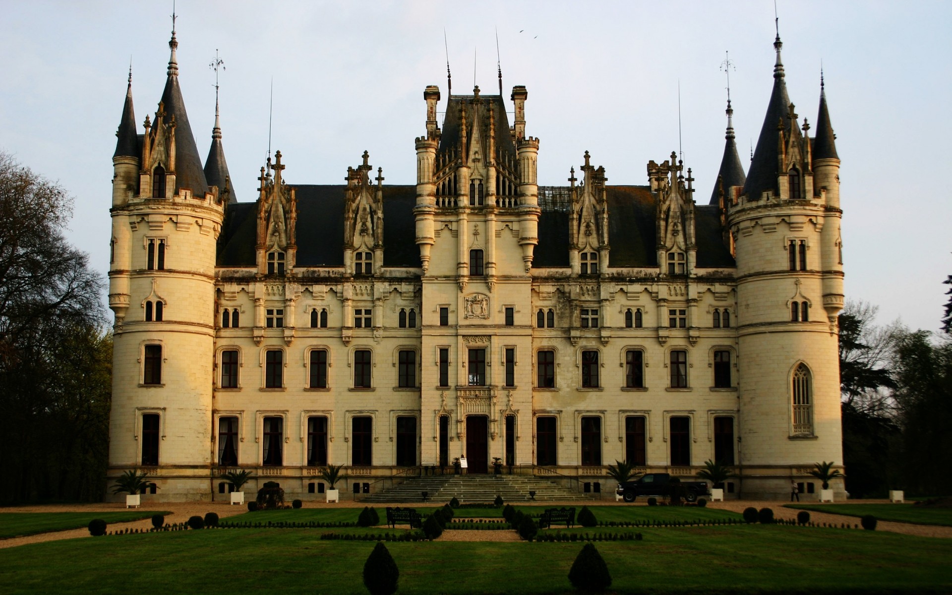 france architecture château maison tour en plein air voyage gothique vieux ciel façade ancien point de repère ville monument histoire jardin