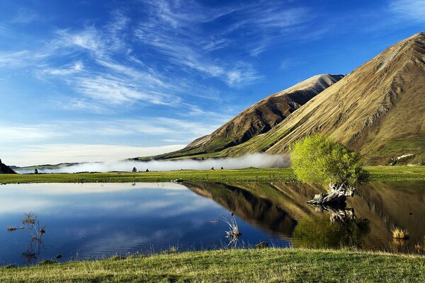 Peace and tranquility of the soul in the open air