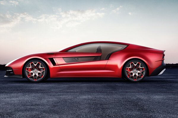 The car of the future is red