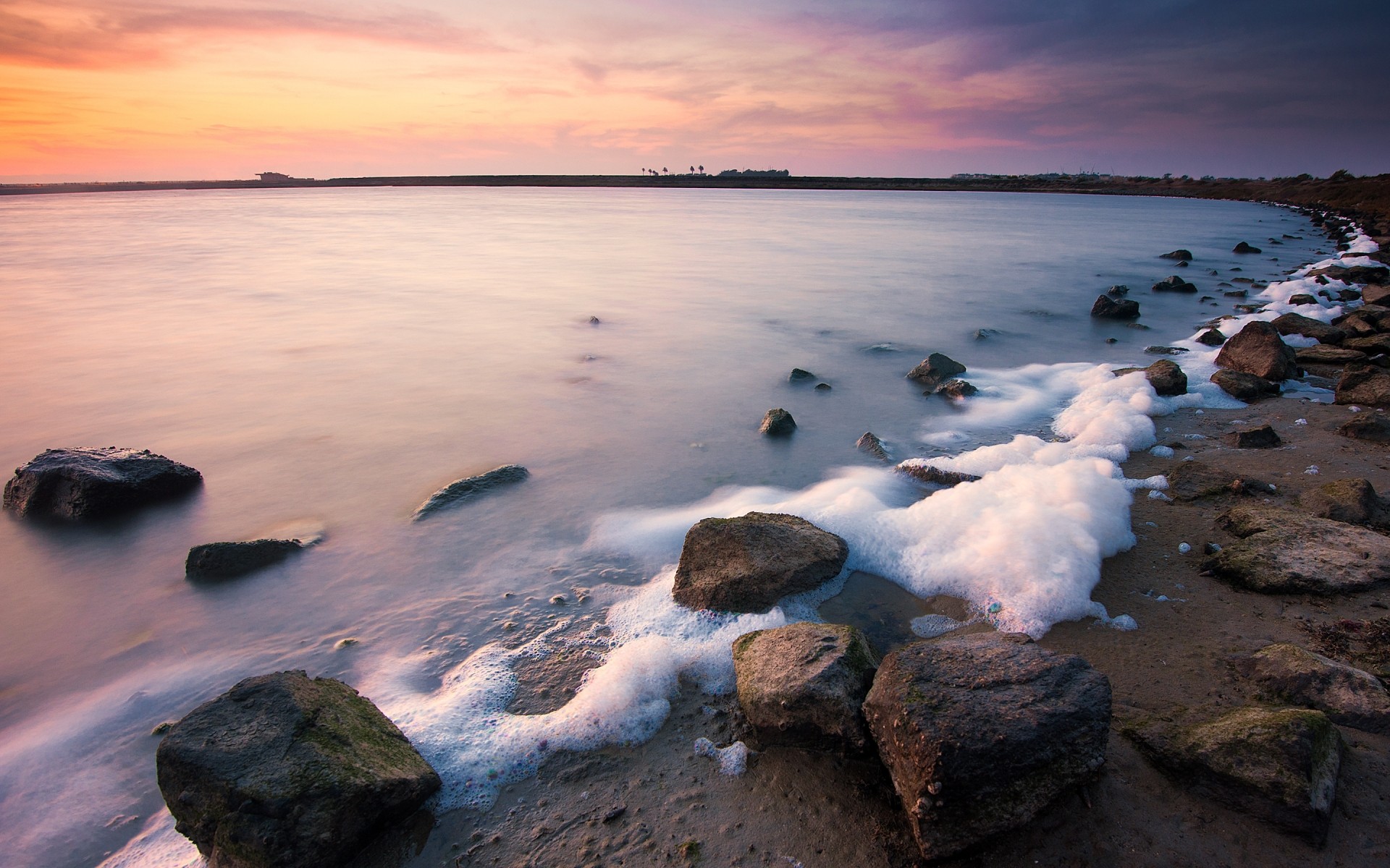 пейзажі води пляж захід моря море океан пейзаж рок подорожі пейзаж світанок сонце ввечері сутінки пісок небо прибій гарну погоду природа камені піна