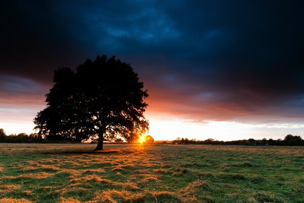 The sunset before the storm is different