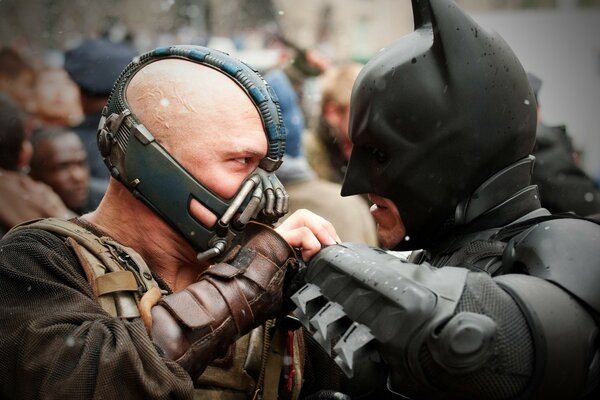 Film. Batman. Guerre. Gens de guerre