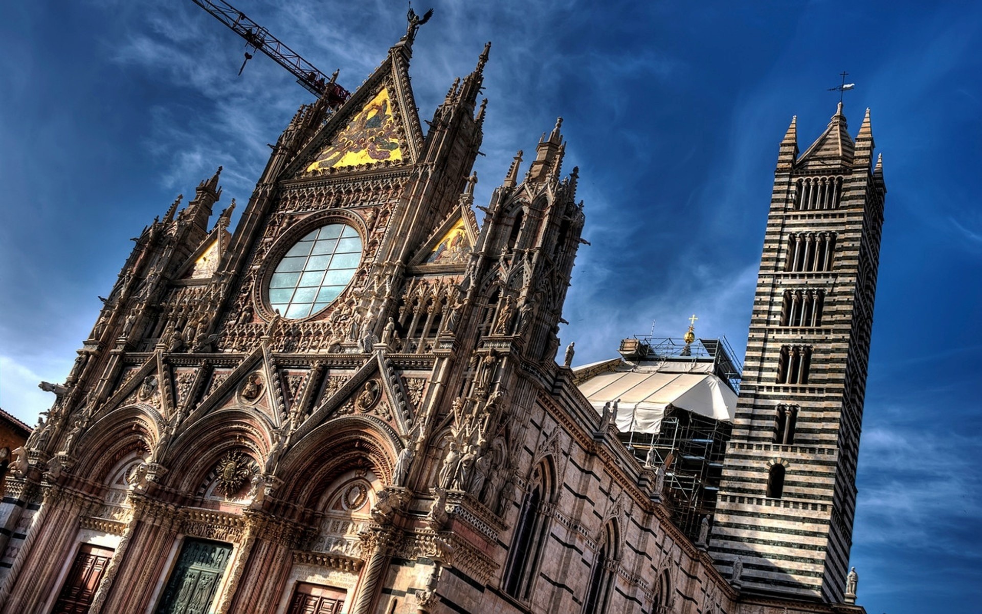 italy architecture travel sky building church city cathedral tower gothic religion old tourism culture ancient historic landmark