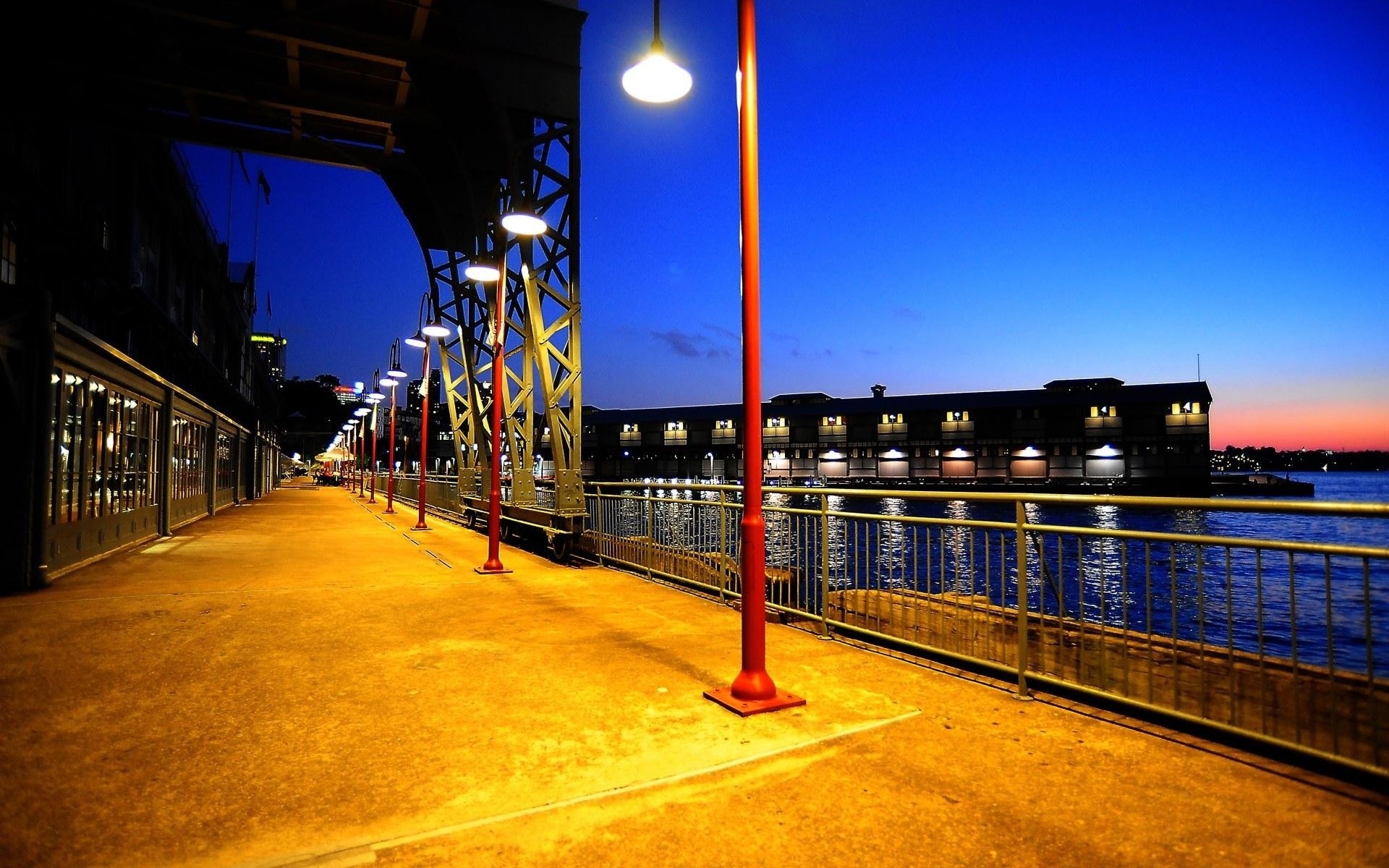 australia calle viajes puente sistema de transporte ciudad carretera arquitectura hogar urbano atasco de tráfico luz cielo negocios tráfico noche desenfoque crepúsculo