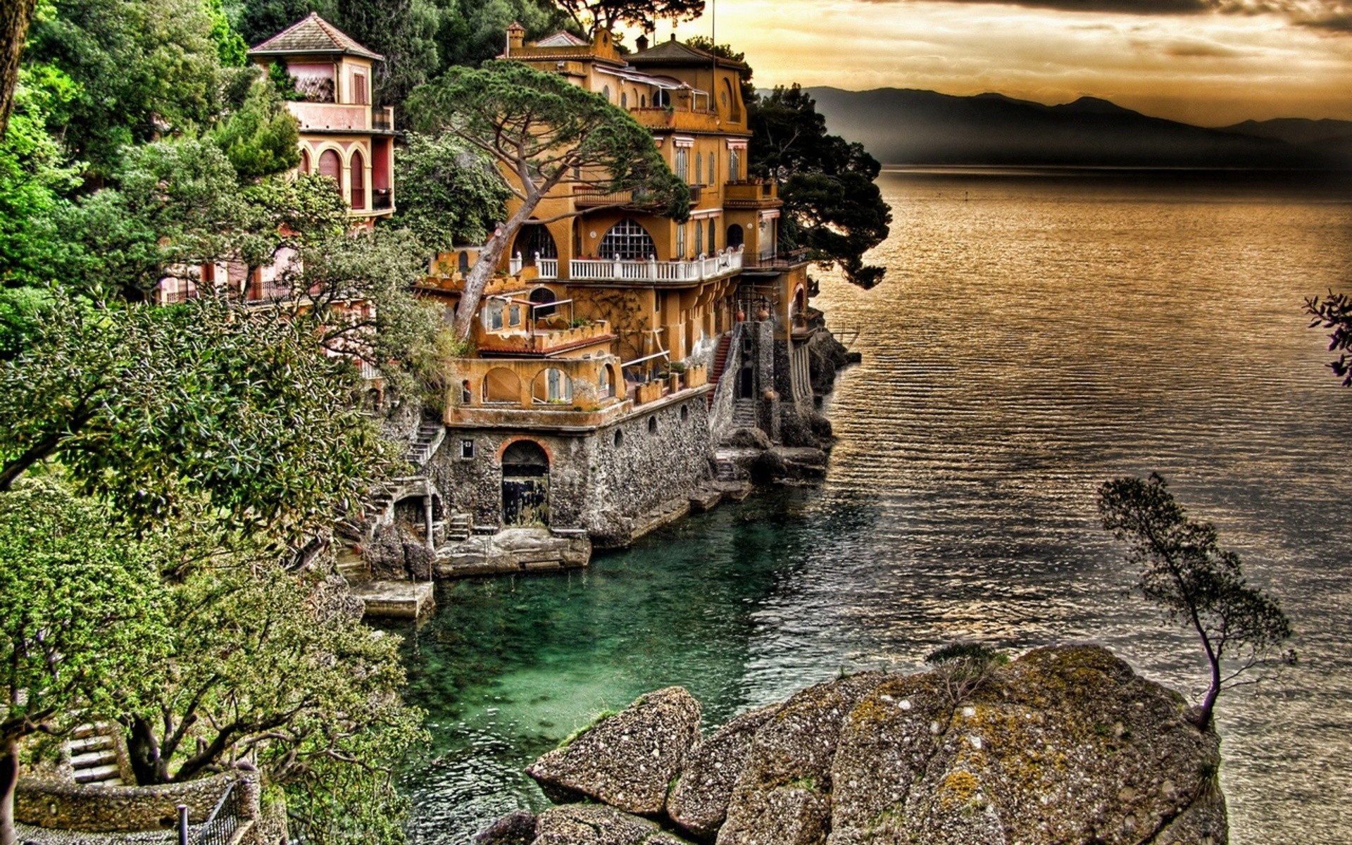 italien wasser reisen architektur haus tourismus natur himmel alt im freien baum sommer urlaub landschaft tropisch traditionelle fluss alte meer landschaftlich