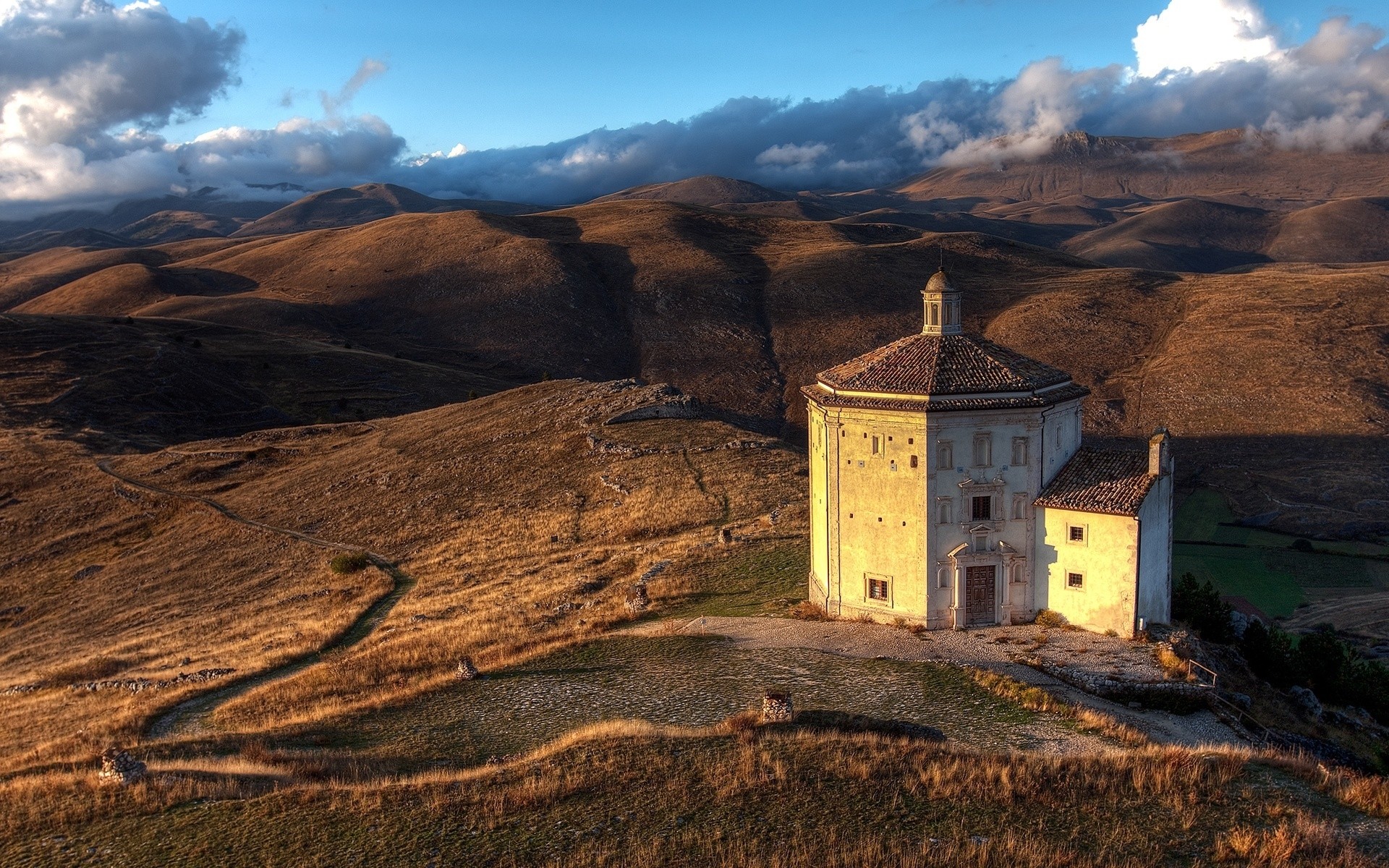 italy mountain travel landscape sky outdoors rock hill scenic architecture valley sunset evening daylight