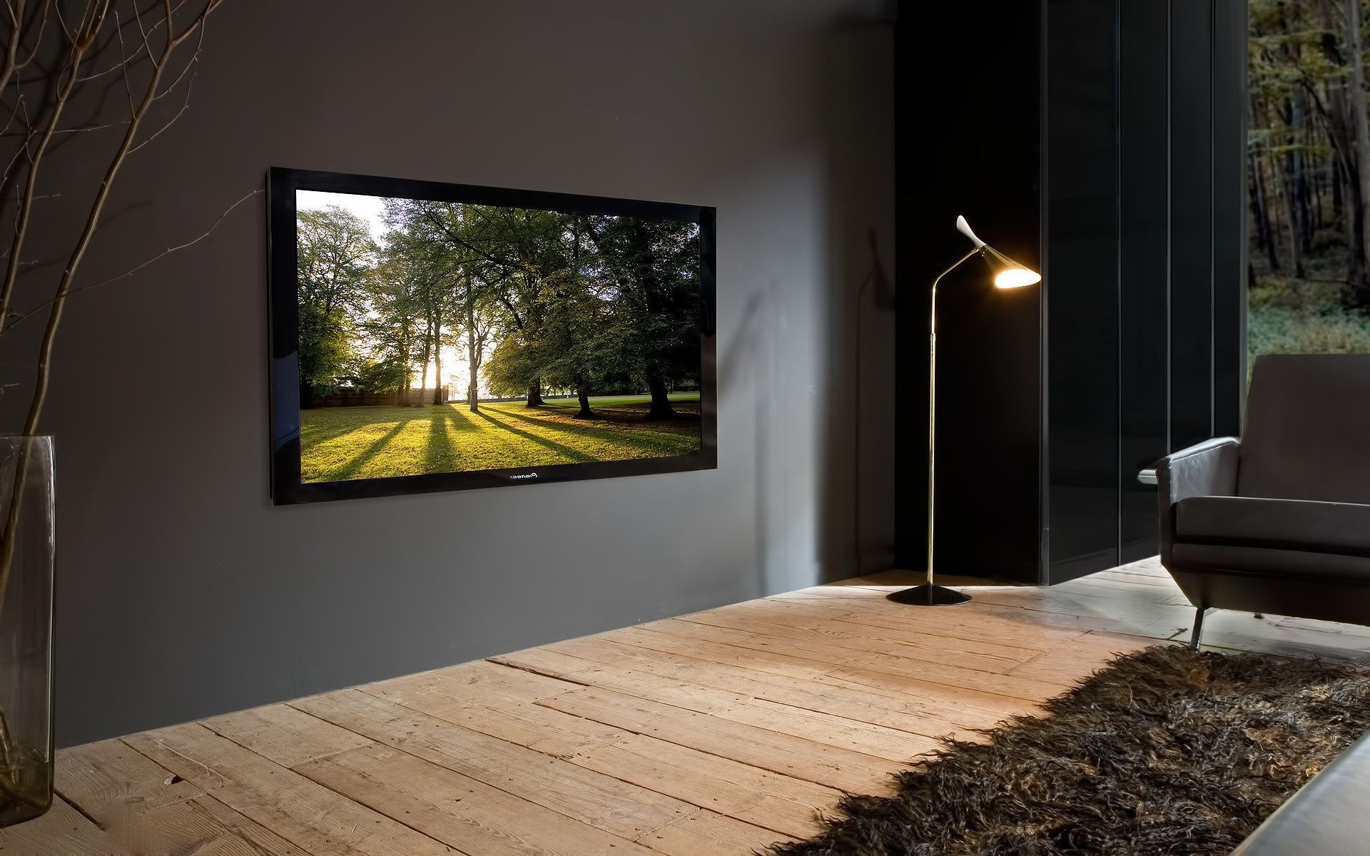 téléviseurs chambre fenêtre intérieur bois maison famille meubles vide maison design d intérieur architecture lumière table paysage