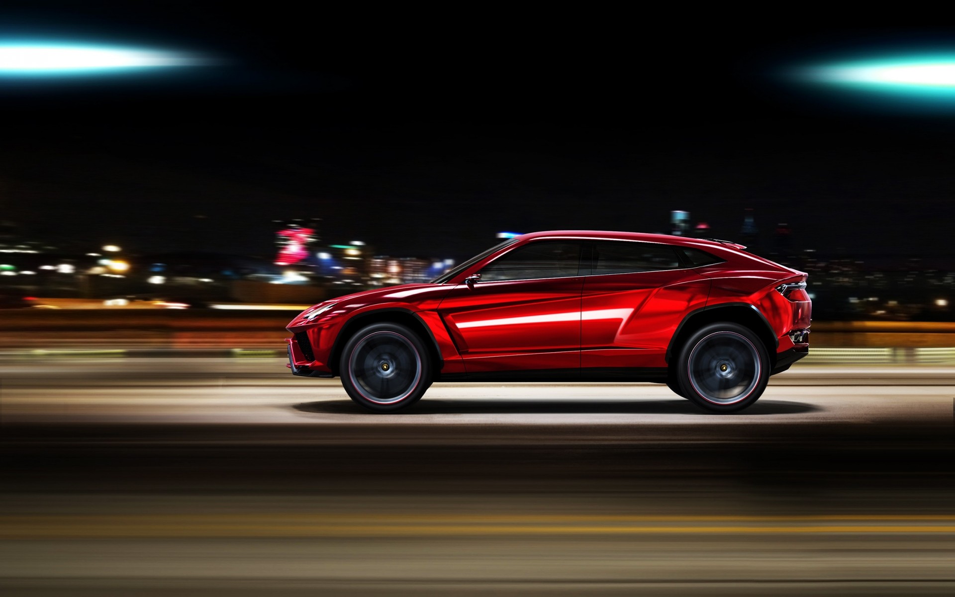 concept cars voiture flou action course voiture dépêchez-vous rapide sport automobile système de transport concurrence route asphalte lamborghini urus lamborghini concept