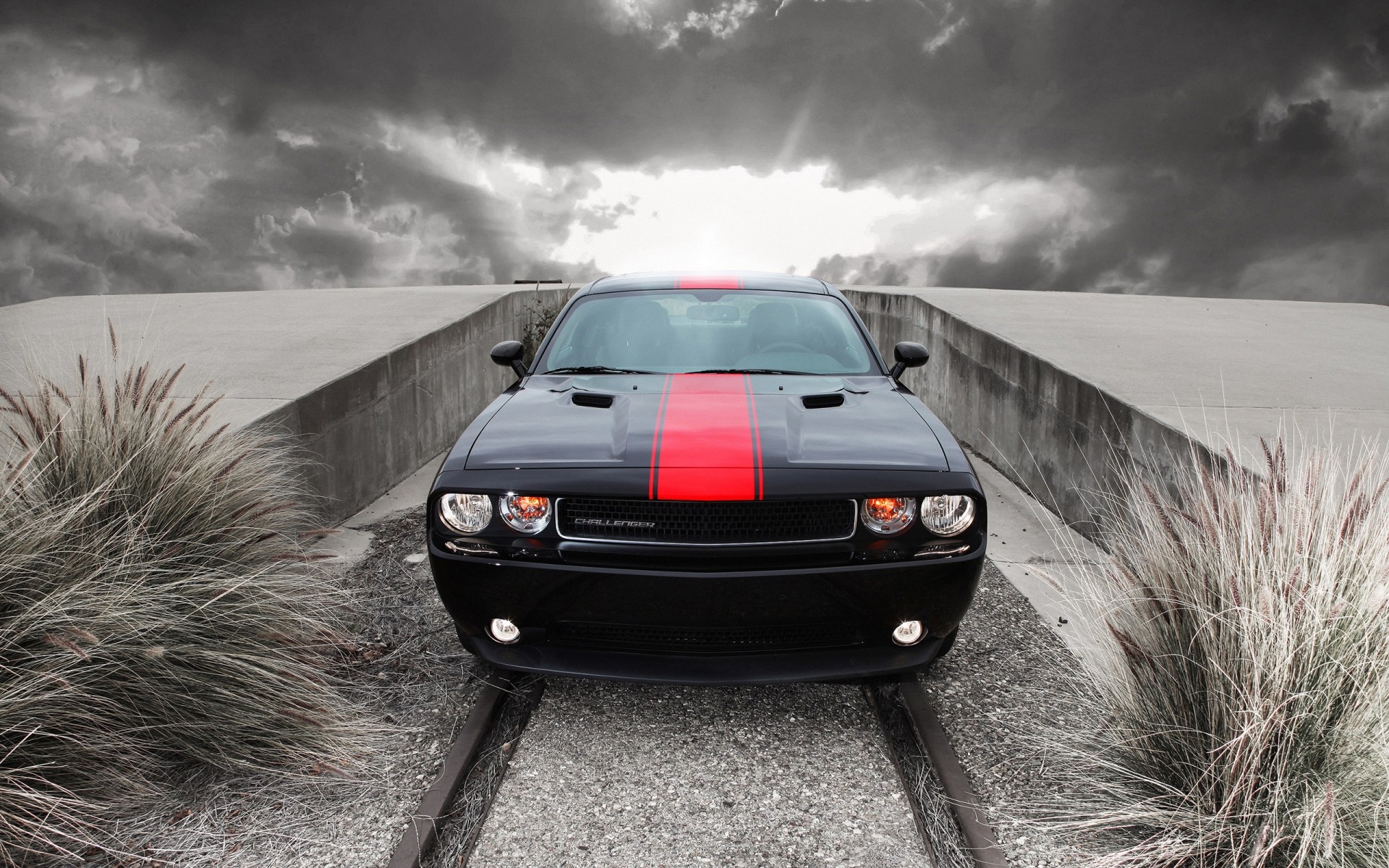 dodge car snow vehicle road travel transportation system winter landscape asphalt outdoors street sky hurry drive action nature highway dodge challenger muscle car