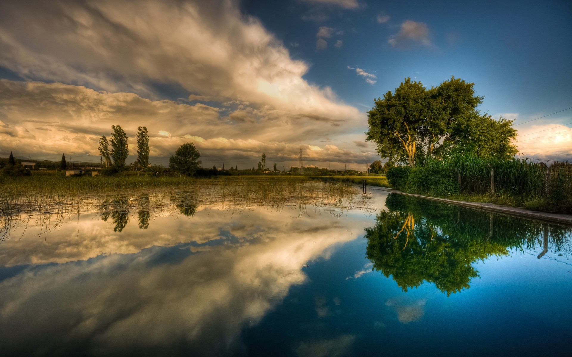 landschaft wasser sonnenuntergang see reflexion dämmerung natur landschaft himmel fluss baum sonne im freien sommer abend wolke gutes wetter wolken drh