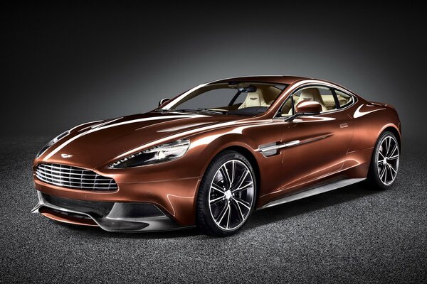 Ein Luxusauto von aston martin