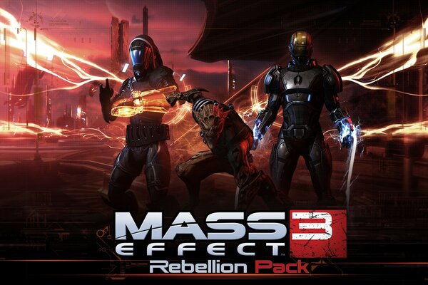 Helden aus dem Spiel Mass Effect