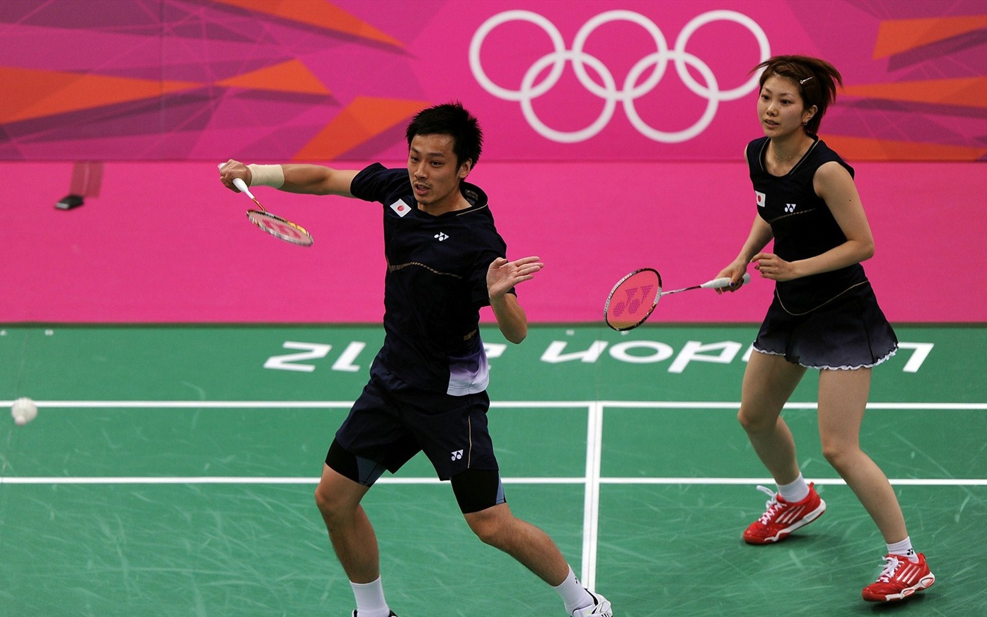 olympic games tennis competition athlete ball sport woman game racket tournament match adult badminton player recreation active leisure action london athelete olympics