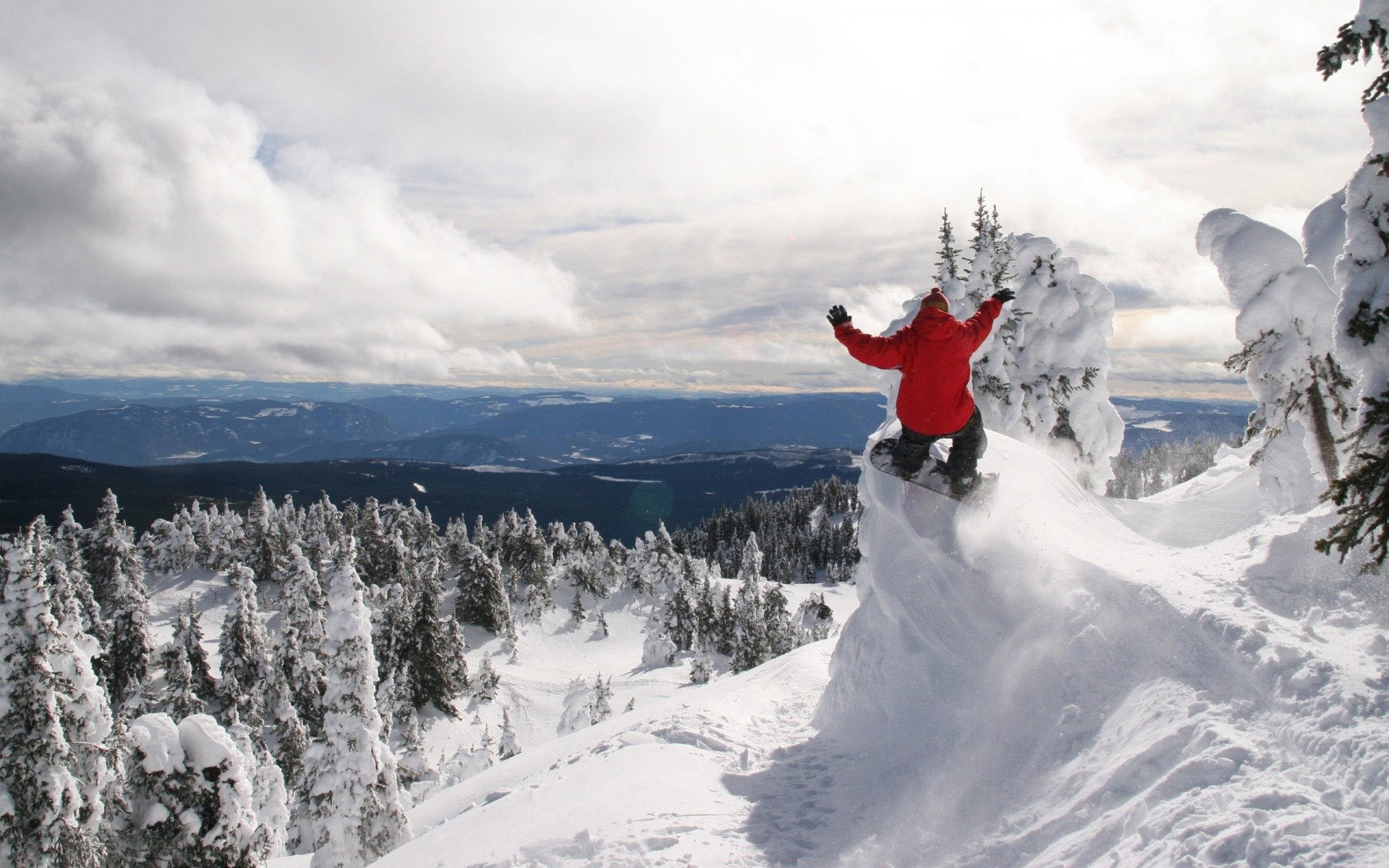 snowboard snow winter mountain cold resort ice skier hill mountain peak adventure dude trees