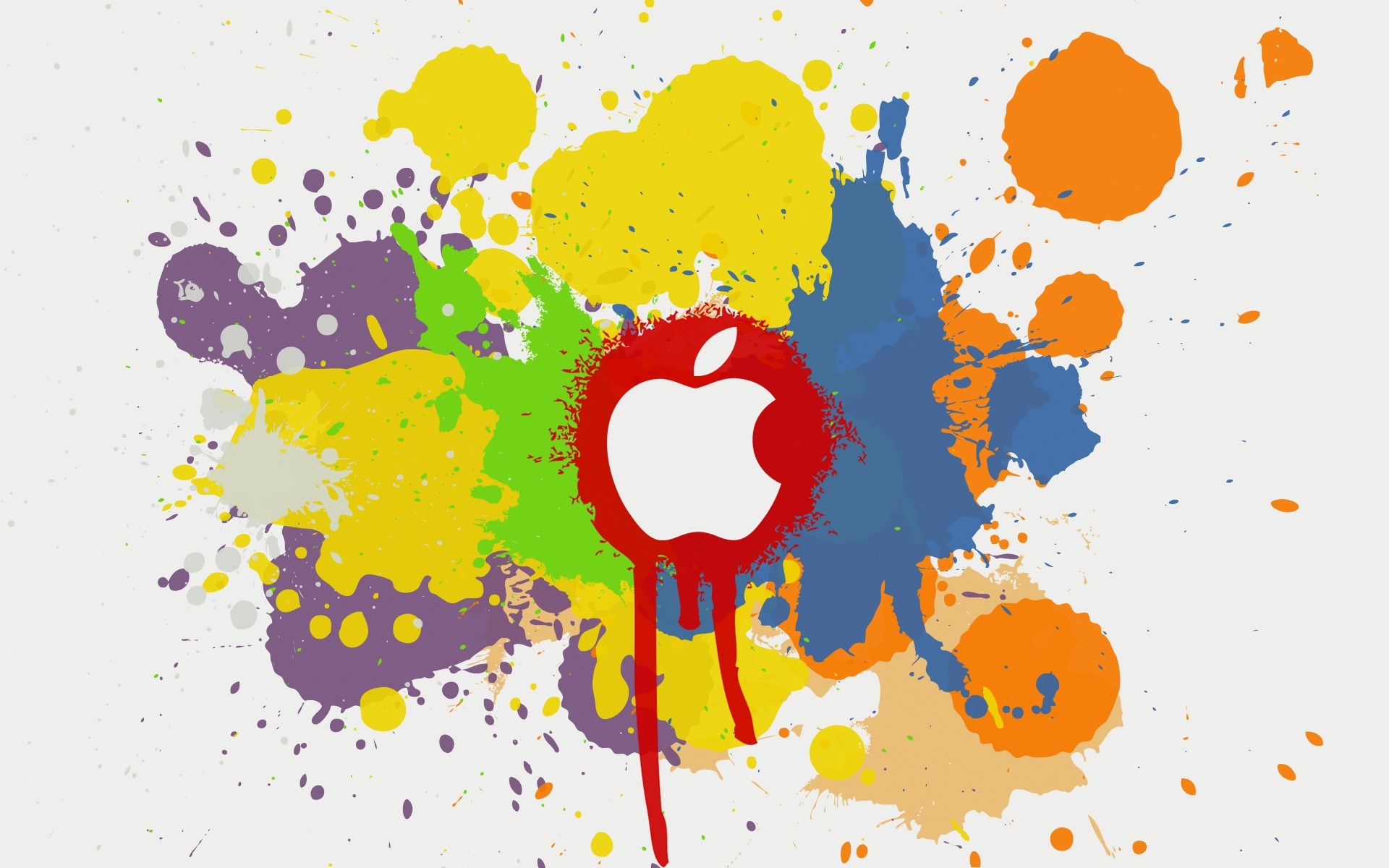 apple splash chaotisch tinte schmutzig illustration design kunst verschmieren fleck desktop vektor wenig tropfen abstrakt kreativität pinsel künstlerisch grafik farbe hintergrund apple-logo apple-logo