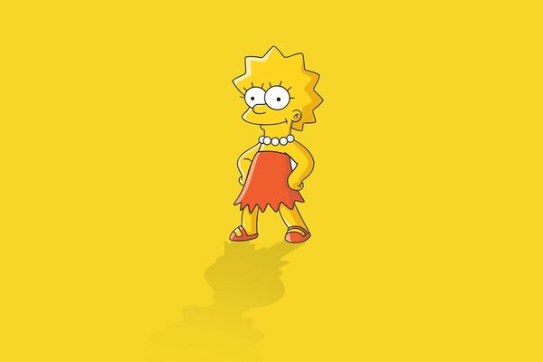 Ilustração De Lisa Mary Simpson