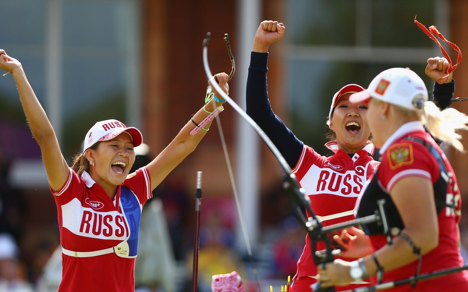 olimpiyat oyunları yarışma atlet top stadyum şampiyona yetişkin zaferler aksiyon spor malzemeleri londra 2012 okçuluk