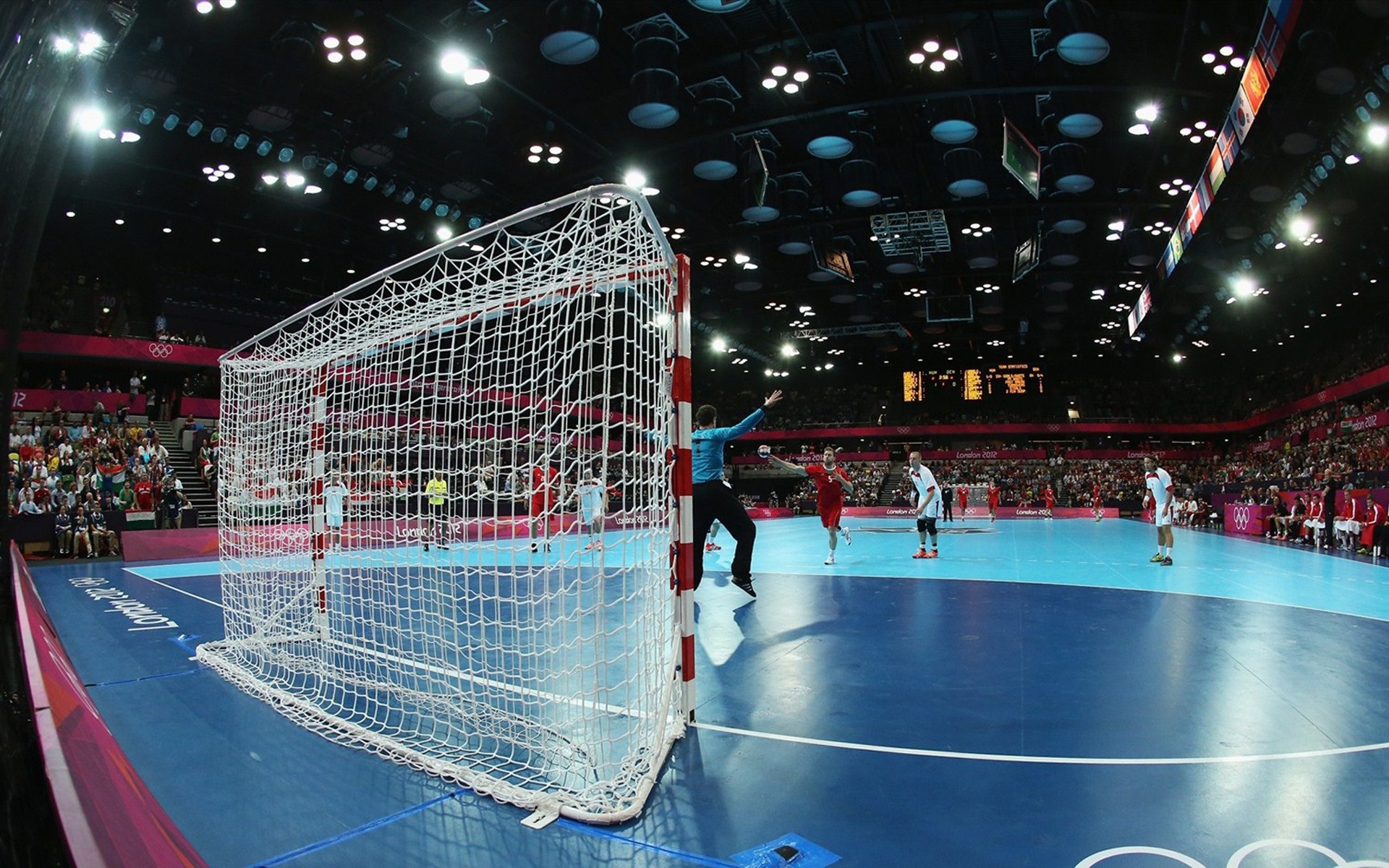 olympische spiele wettbewerb stadion london handball 2012