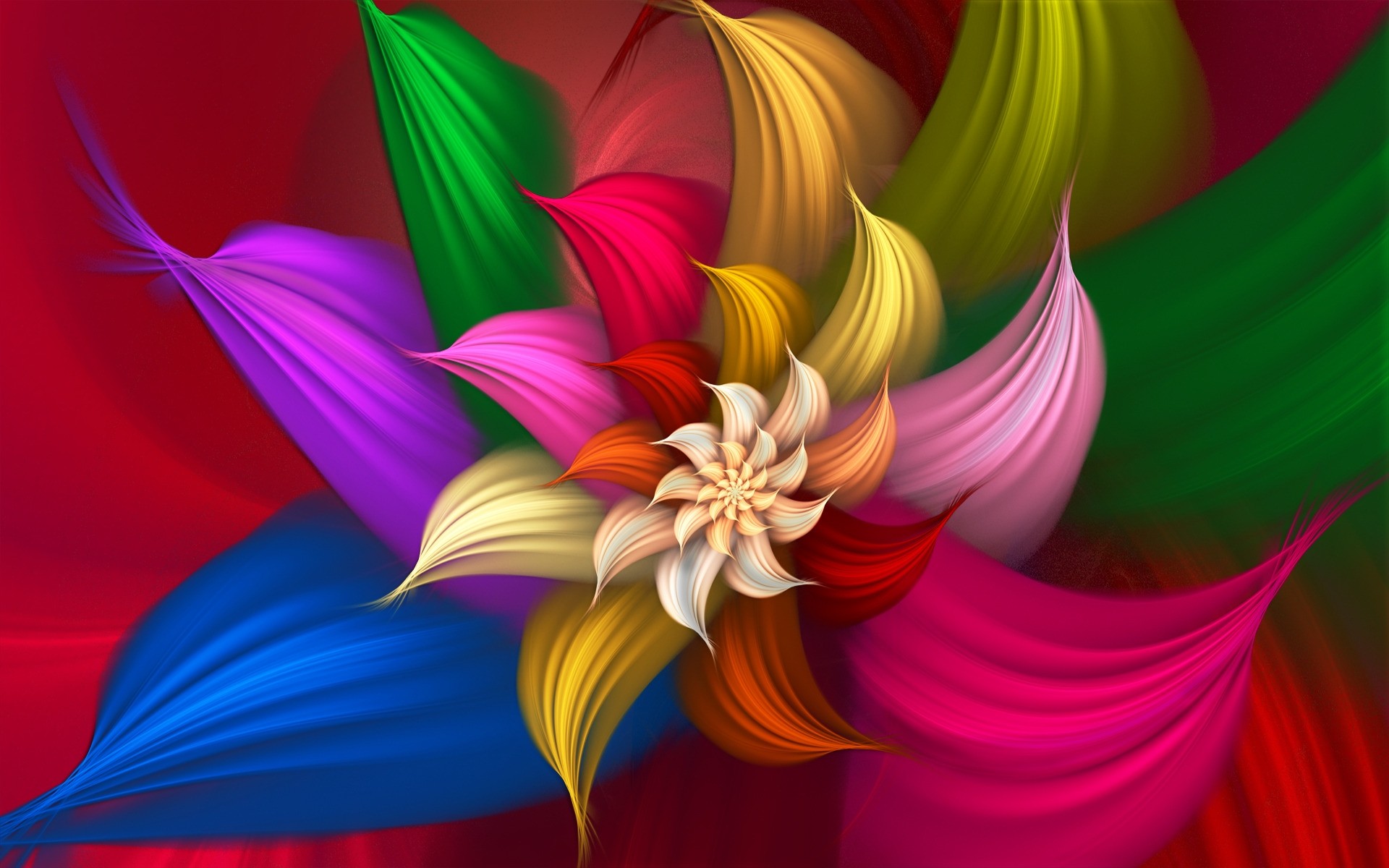 abstract color art decoration illustration design desktop bright graphic vector flower pattern