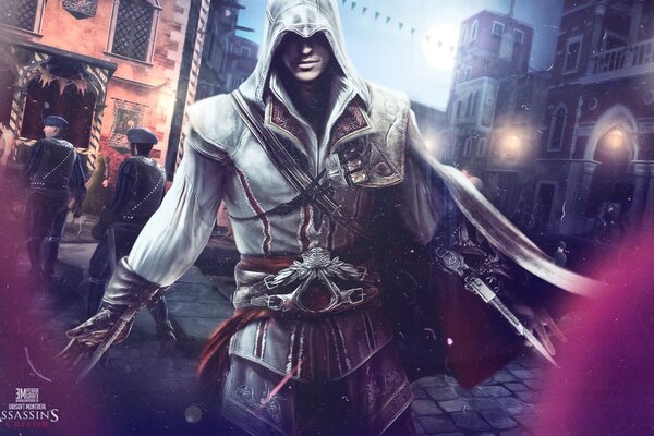 Assassin s creed caminando por la calle