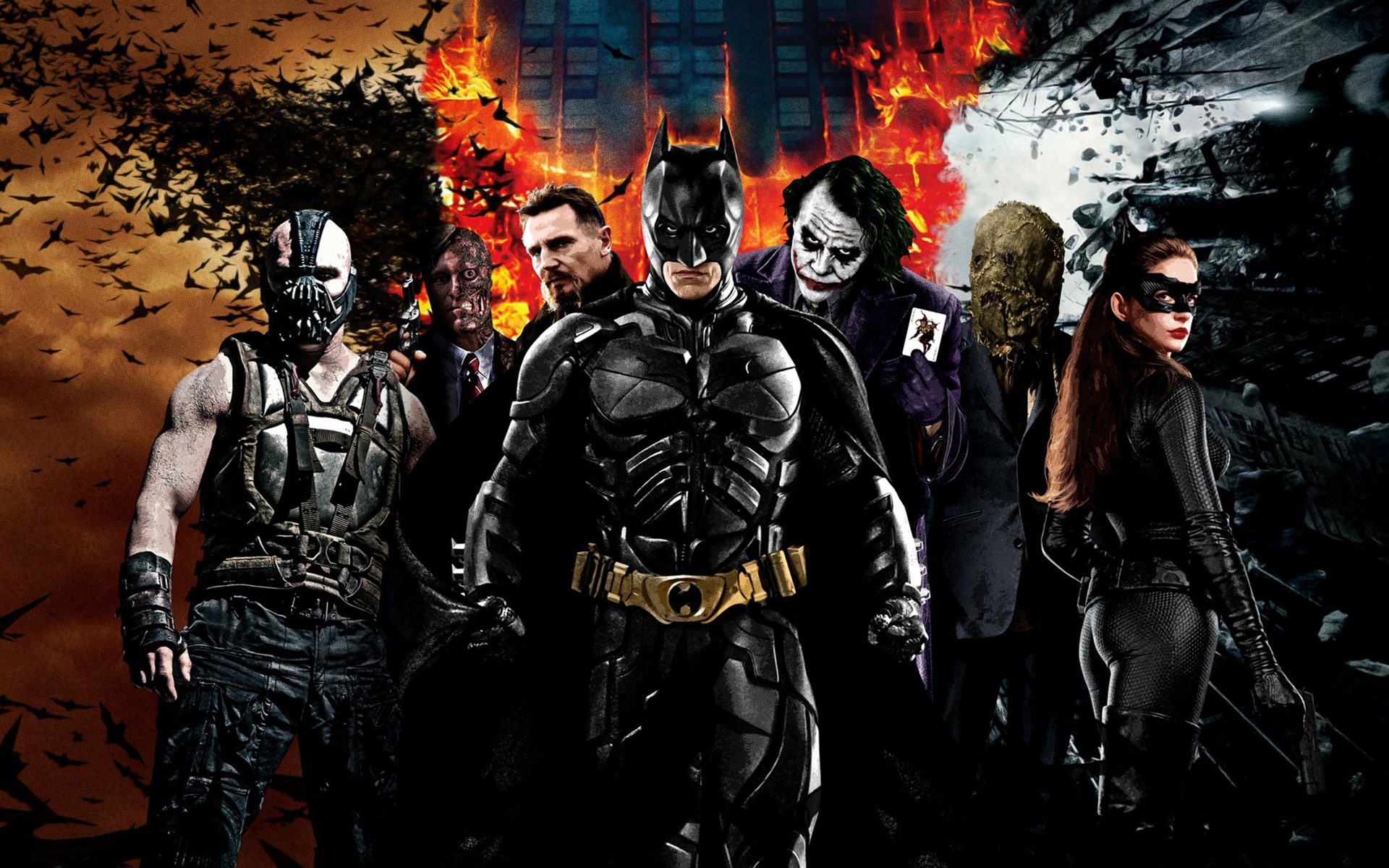 filmy powstanie bitwa wojny zespół policja broń muzyka festiwal dorosły punk kostium rajd człowiek mroczny rycerz batman bane joker