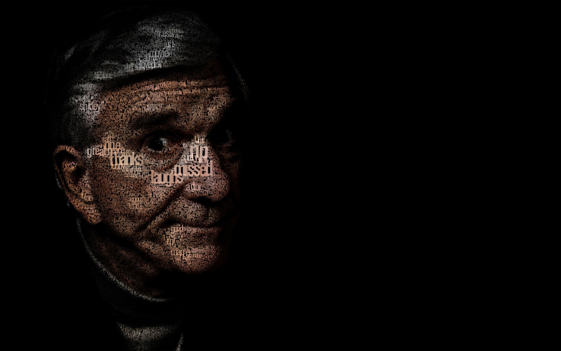 hommes portrait adulte homme seul visage sombre art bureau acteur humoriste puzzle fond