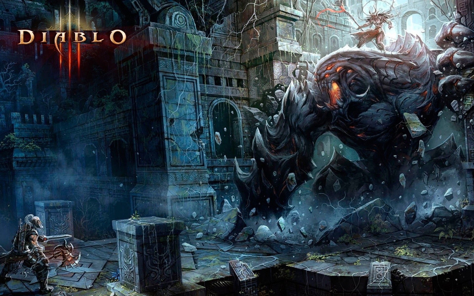 diablo мистецтво полум я релігія живопис монстри характер роль фантазія