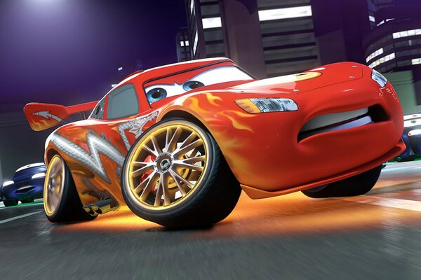 Children s cartoon about racing is very interesting
