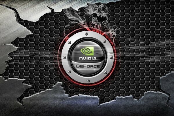 El logotipo de Nvidia Geforce es elegante