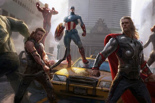 Poster for the movie The Avengers 