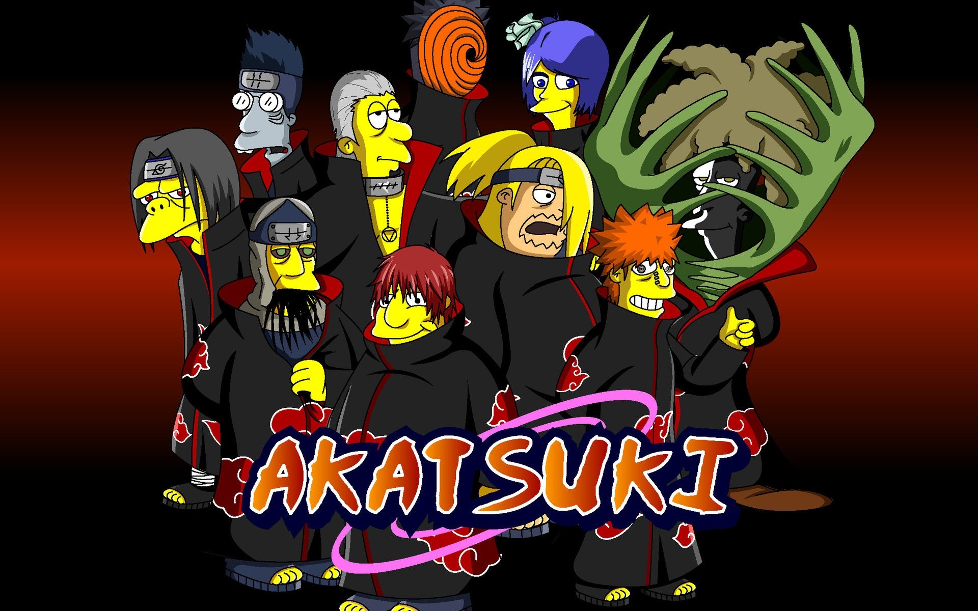 cartoons illustration halloween skizze vektor bösartig naruto hintergrund simpsons lustig hallo wand res