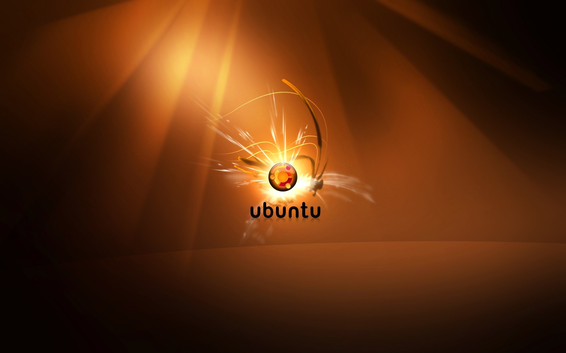 linux luz chama brilhante abstrato borrão energia luminescência escuro desktop brilha design arte fundo técnica ubuntu