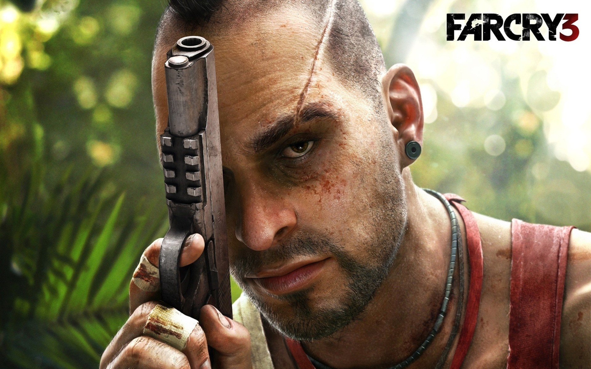 far cry homme adulte arme un guerre bataille portrait action arme sang jeu pistolet