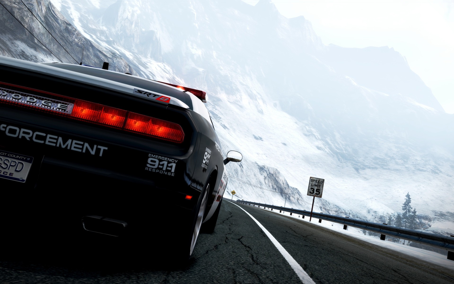 need for speed snow transportation system vehicle winter travel road car landscape mountain ice hurry race action cold competition dodge srt speed poster