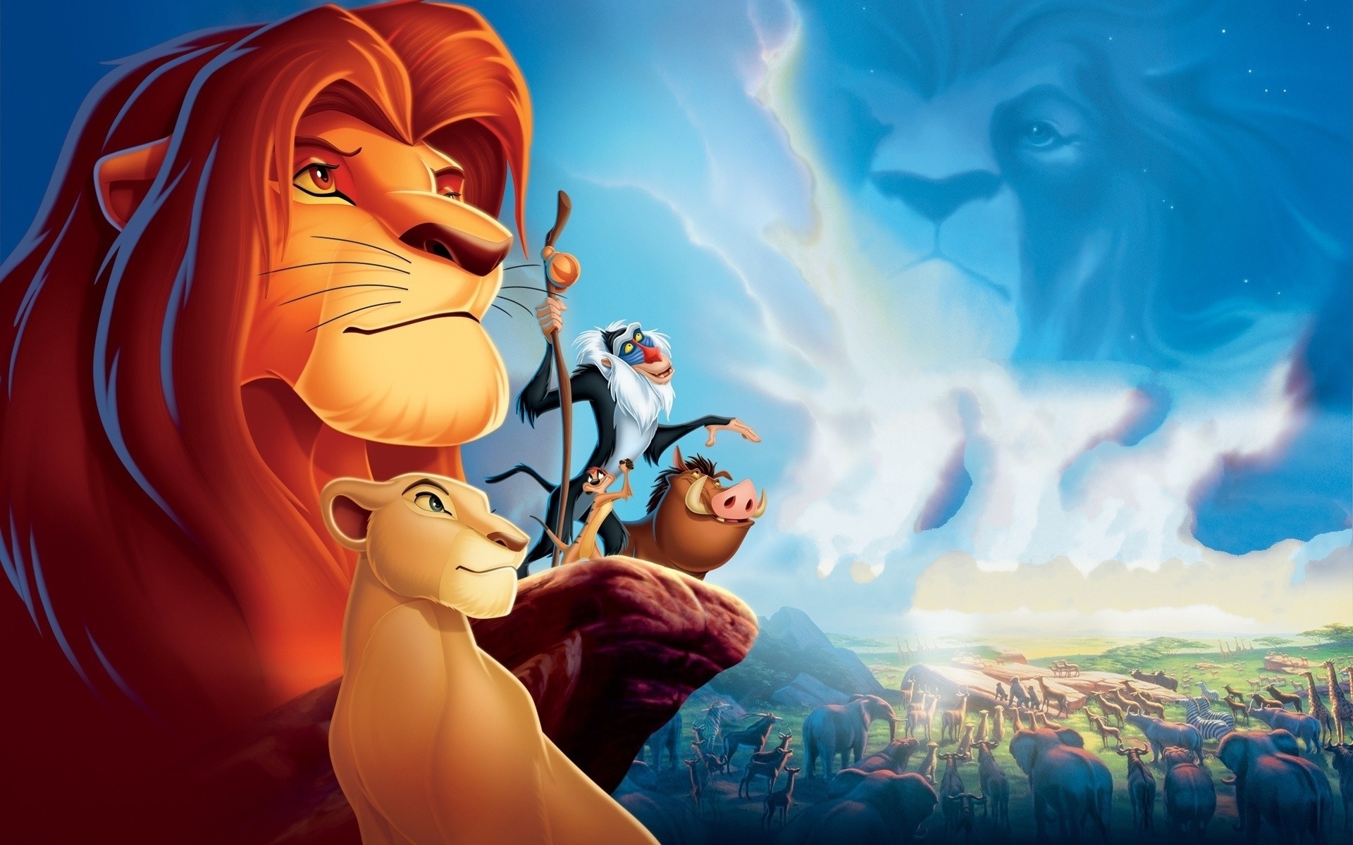 dessins animés femme fille art illustration adulte voile timon pumbaa nala simba mandril rafiki mufasa roi lion 2