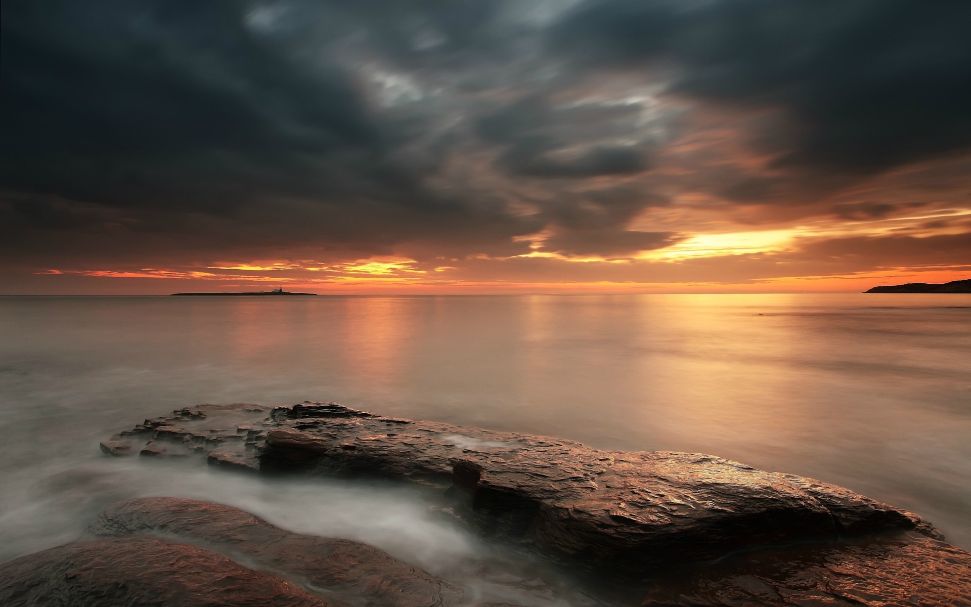 landscapes sunset water dawn dusk beach sun evening sea seascape ocean sky clouds sky sunset