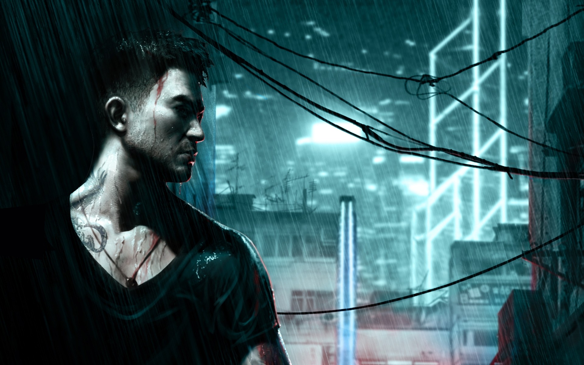 other games one man adult rain background