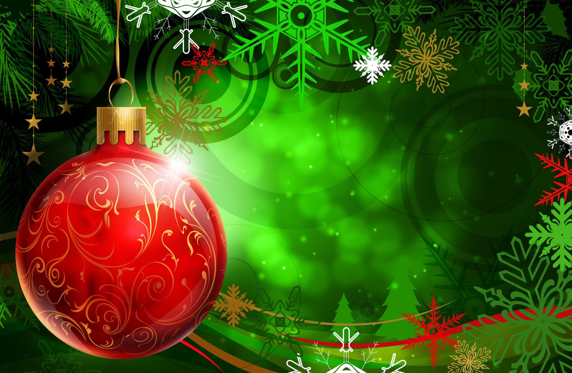 new year christmas decoration winter merry desktop celebration bright shining ball hanging ornate design season card tree color