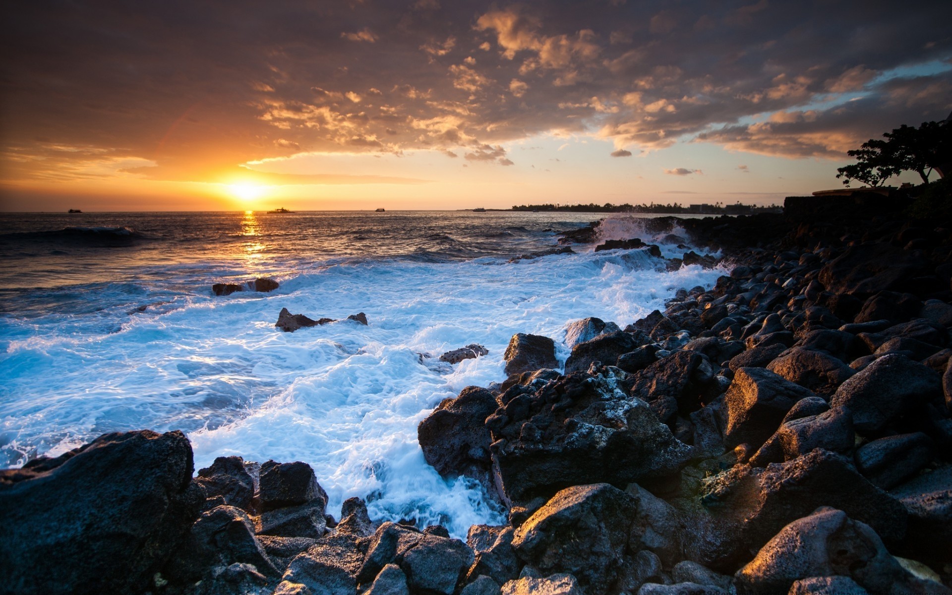 usa sonnenuntergang dämmerung wasser dämmerung strand meer ozean abend sonne landschaft meer himmel landschaft brandung gutes wetter reisen hintergrund wolken