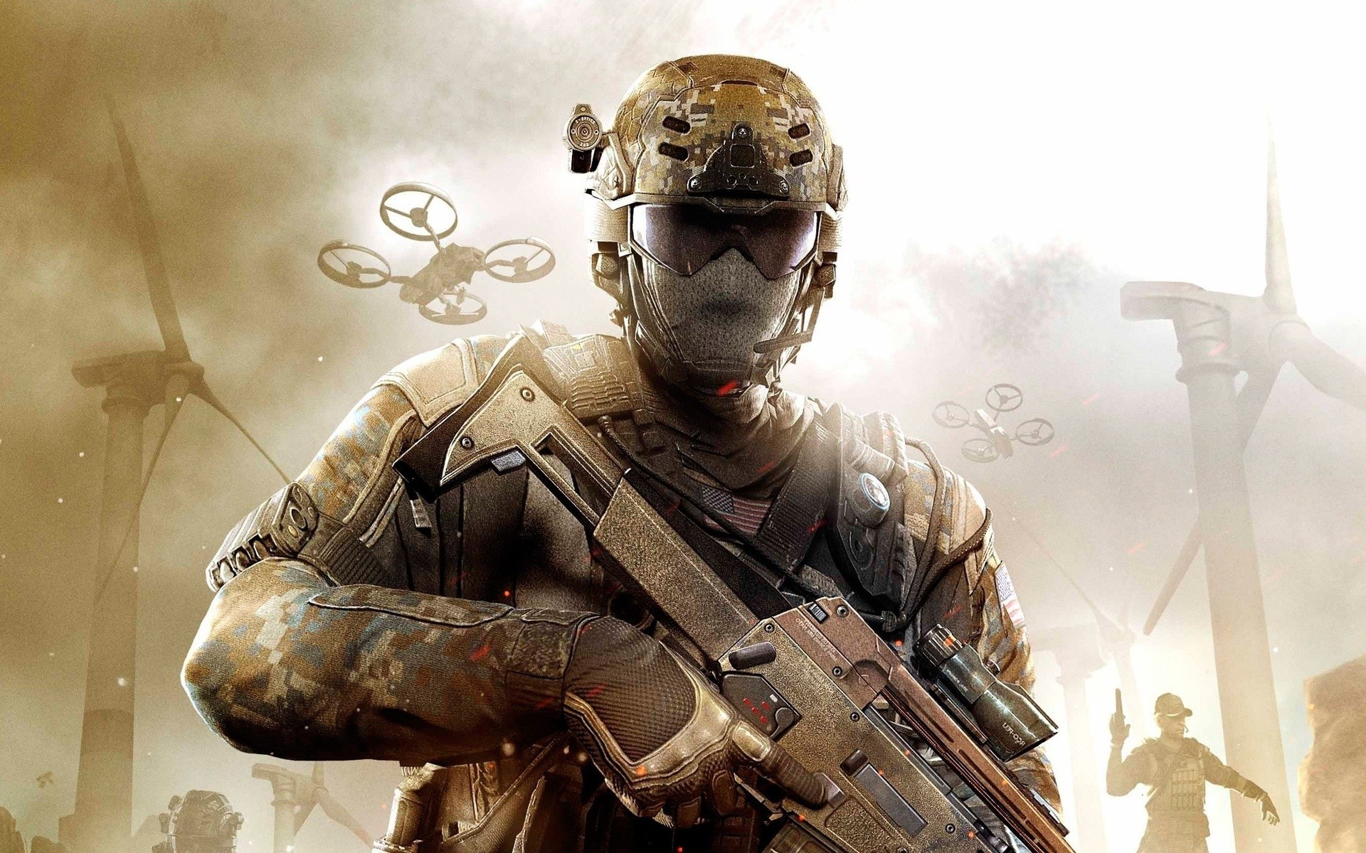 call of duty homem soldado militar armas moinhos de vento