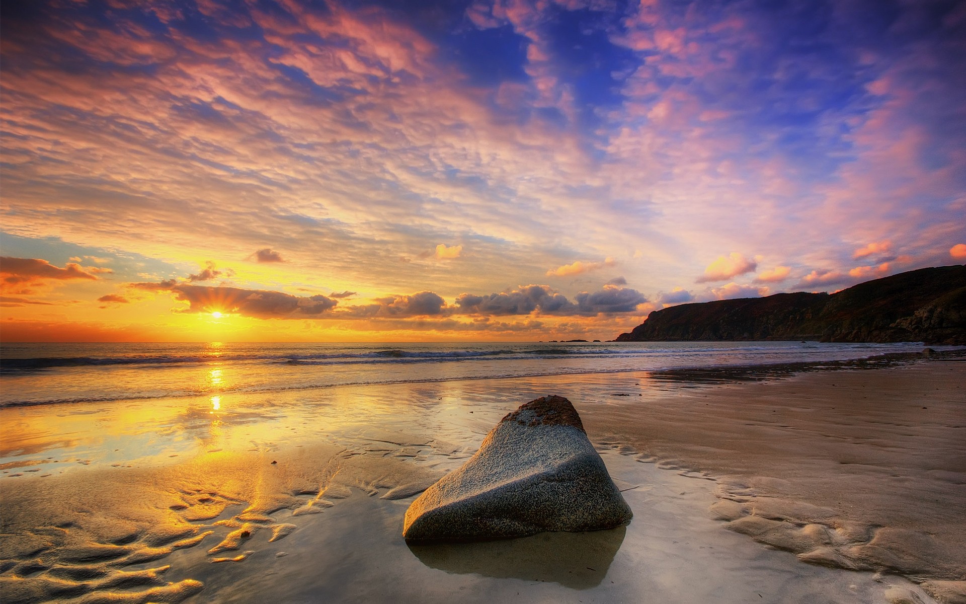 paysage coucher de soleil eau plage aube soir crépuscule soleil sable océan mer mer voyage paysage paysage nuages ciel