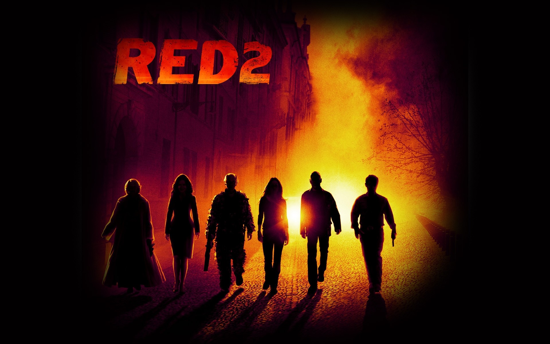 movies silhouette man woman flame red 2 movie red 2