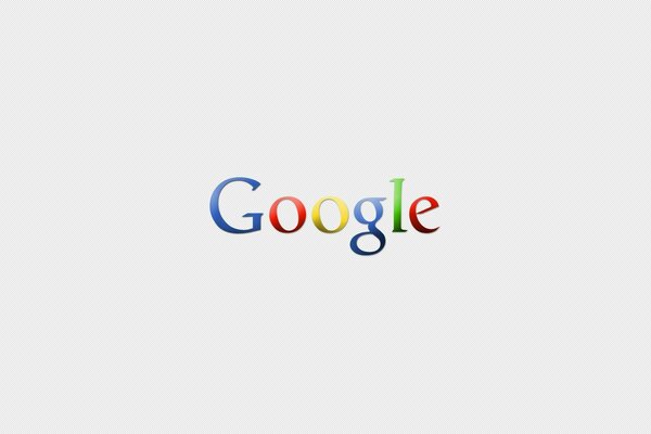 谷歌在彩色字母刻字
