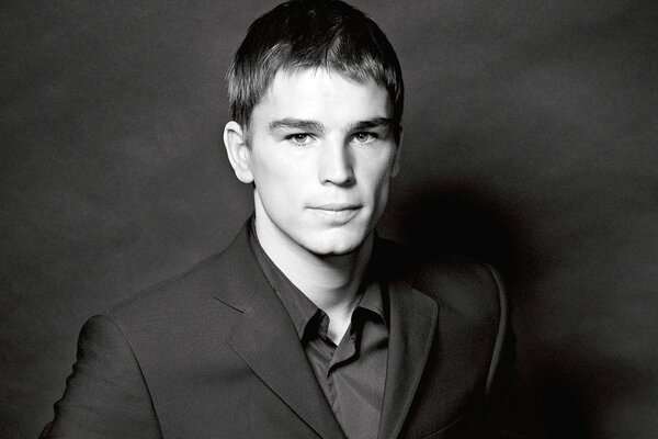 Josh Hartnett photographie en noir et blanc