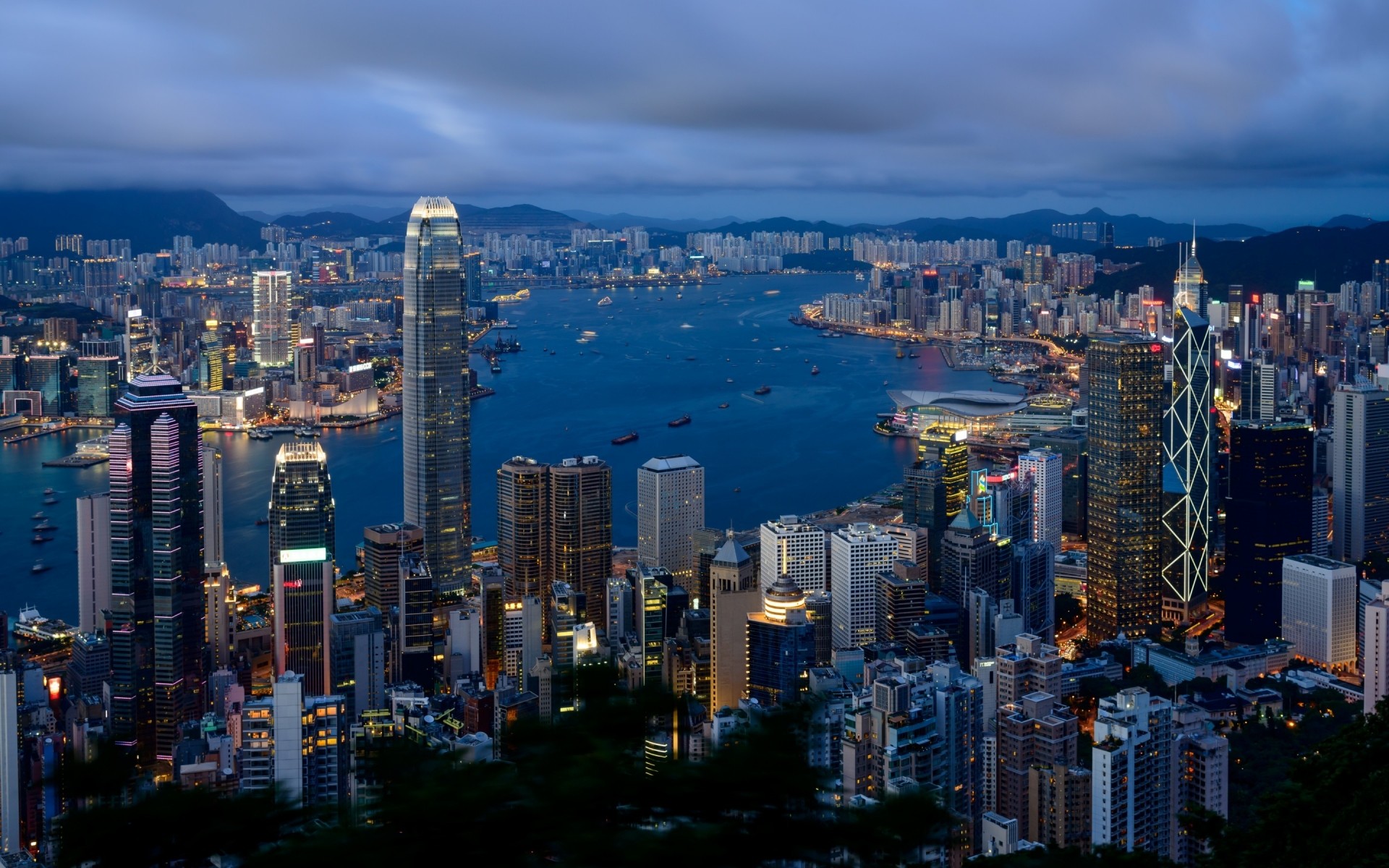 china ciudad ciudad skyline rascacielos centro de la ciudad arquitectura casa puerto viajes urbano crepúsculo negocio oficina torre cielo noche alto moderno cartel de hong kong paisaje edificios luces de la gran ciudad