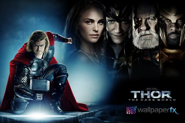 Thor. Protetor de tela para o desktop. Poster