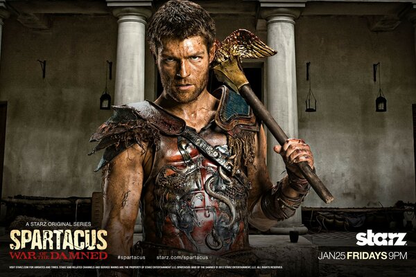 Filme de arte sobre gladiadores Spartacus