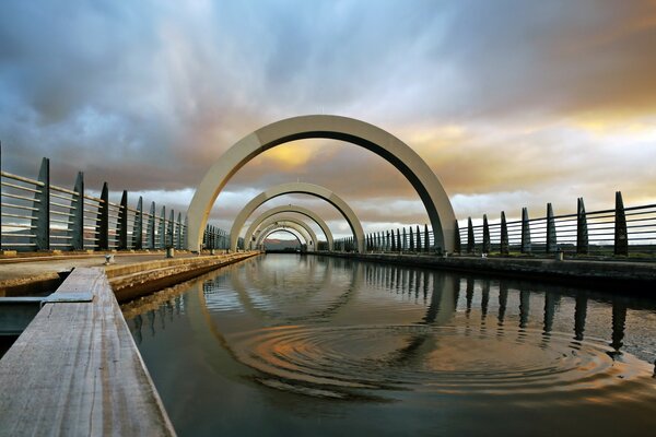 Bridge in the UK, beautiful view